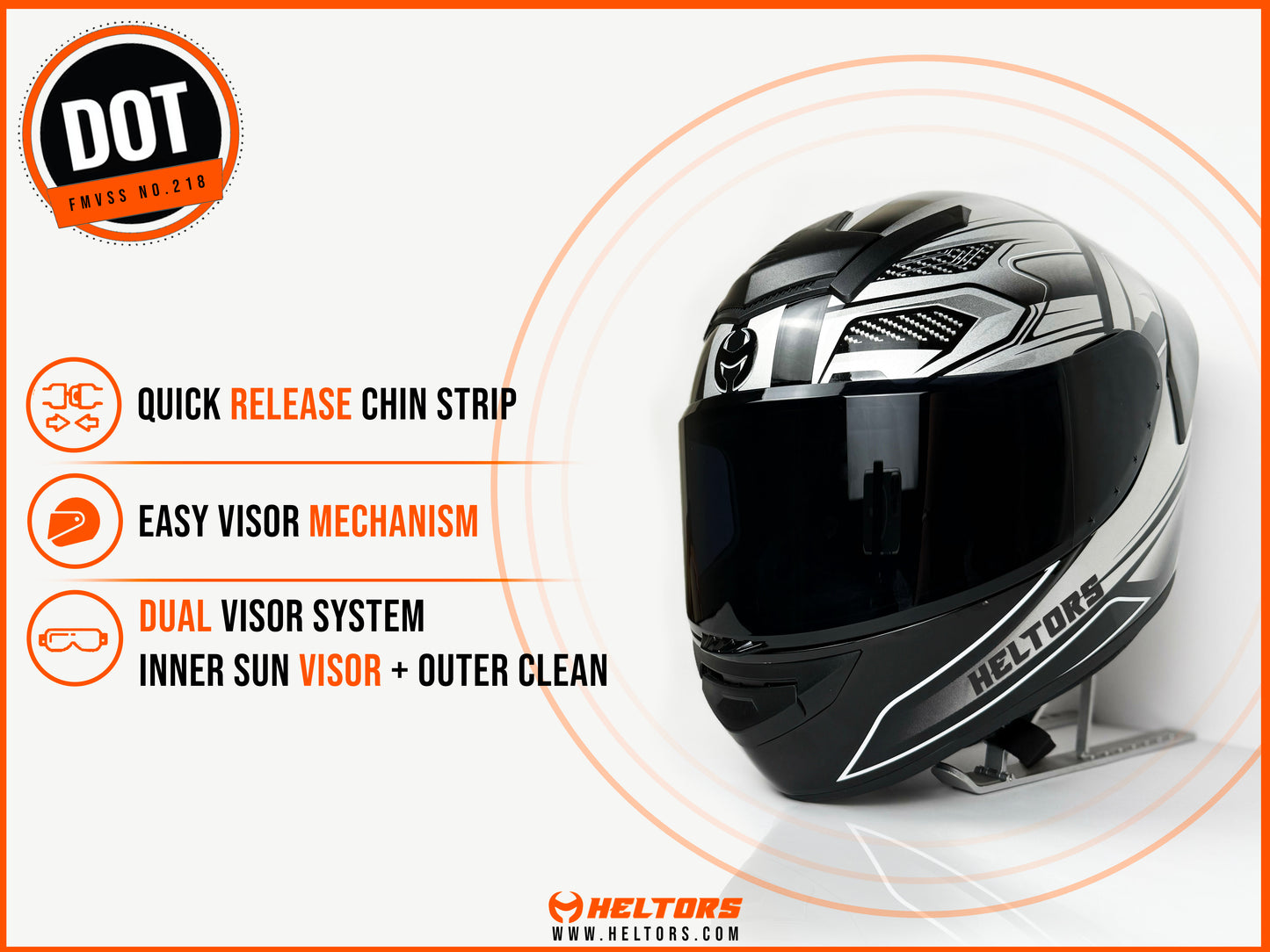 LvTors DOT Certified Helmet