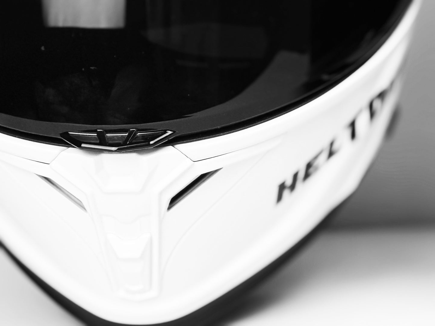 White motorcycle Helmets