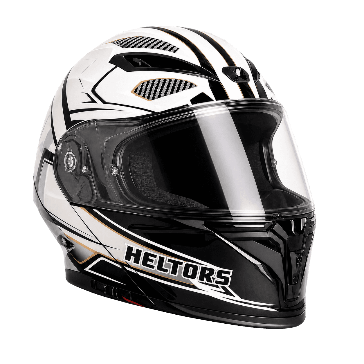 خوذة Heltors Apex X2 أوف وايت متجهة إلى اليمين