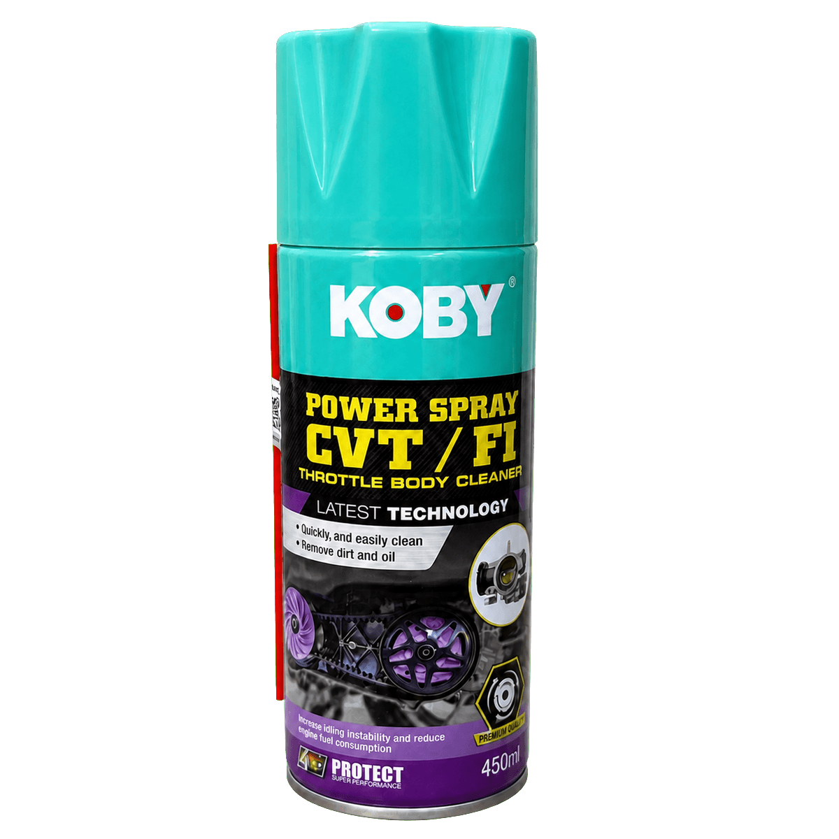 منظف بوابة الهواء CVT/FI من KOBY