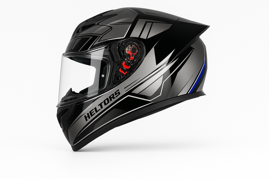 Black MotoHelmet Heltors