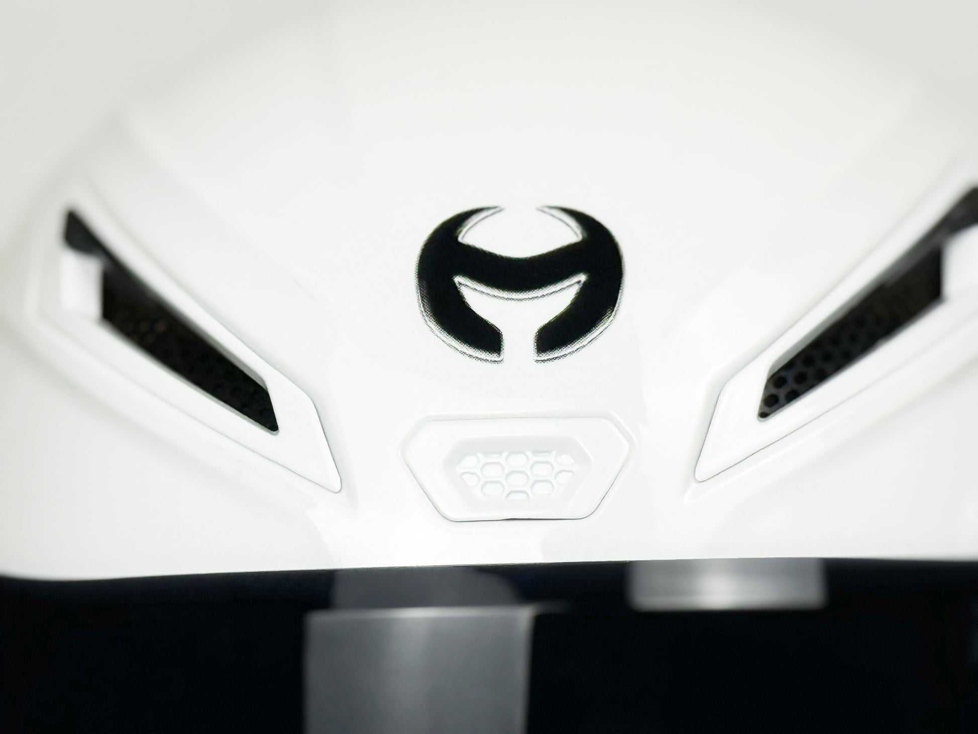 White motorcycle Helmets - Heltors