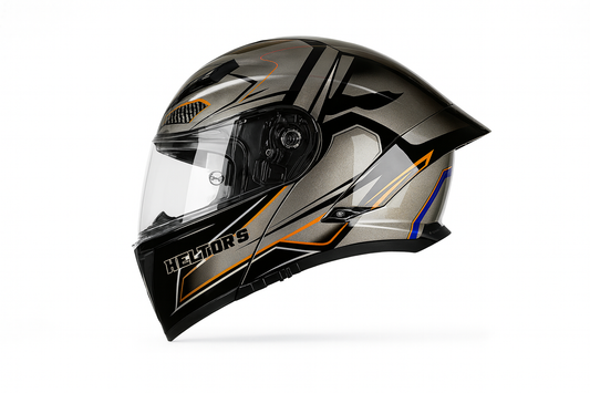 Silver Black Edition - Heltors Motorcycle Helmet (Coming Soon)
